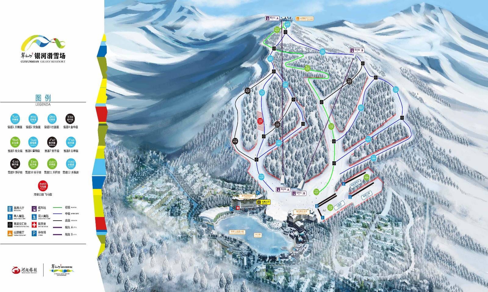 Cuiyunshan trail map