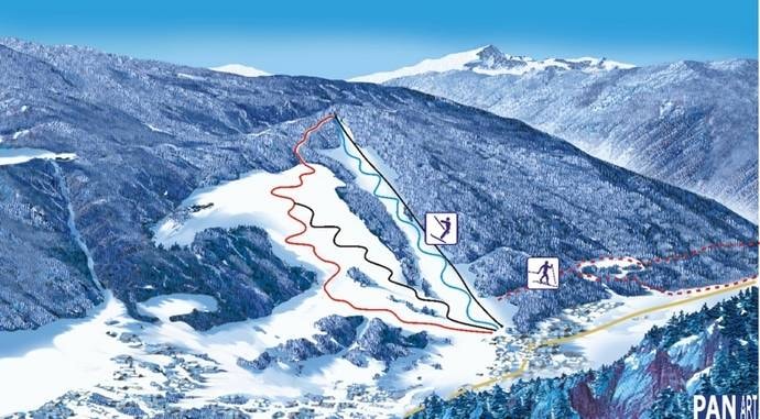 Park kralja Matjaža – Črna na Koroškem trail map