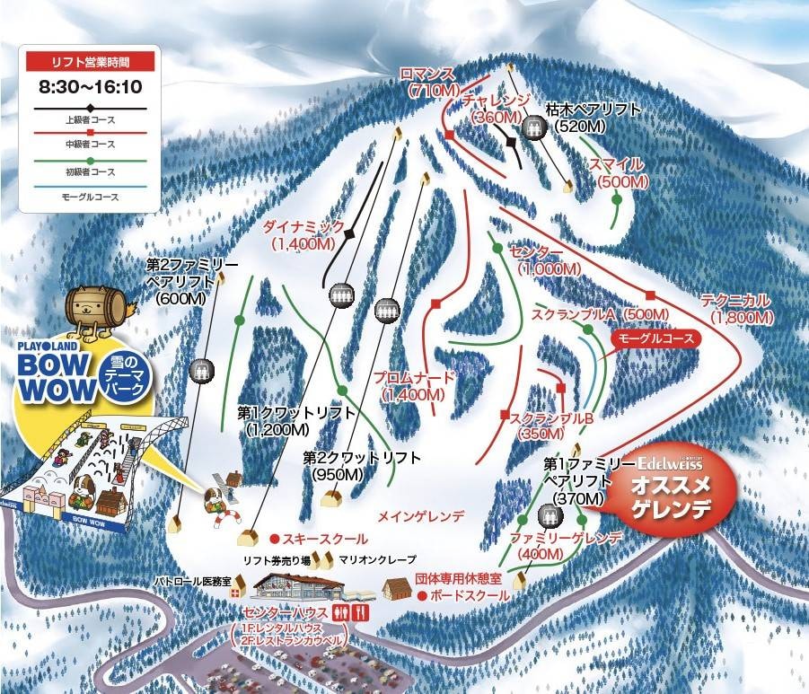 Edelweiss trail map