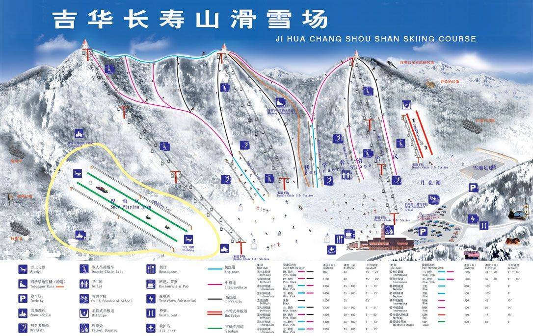 Jihua trail map