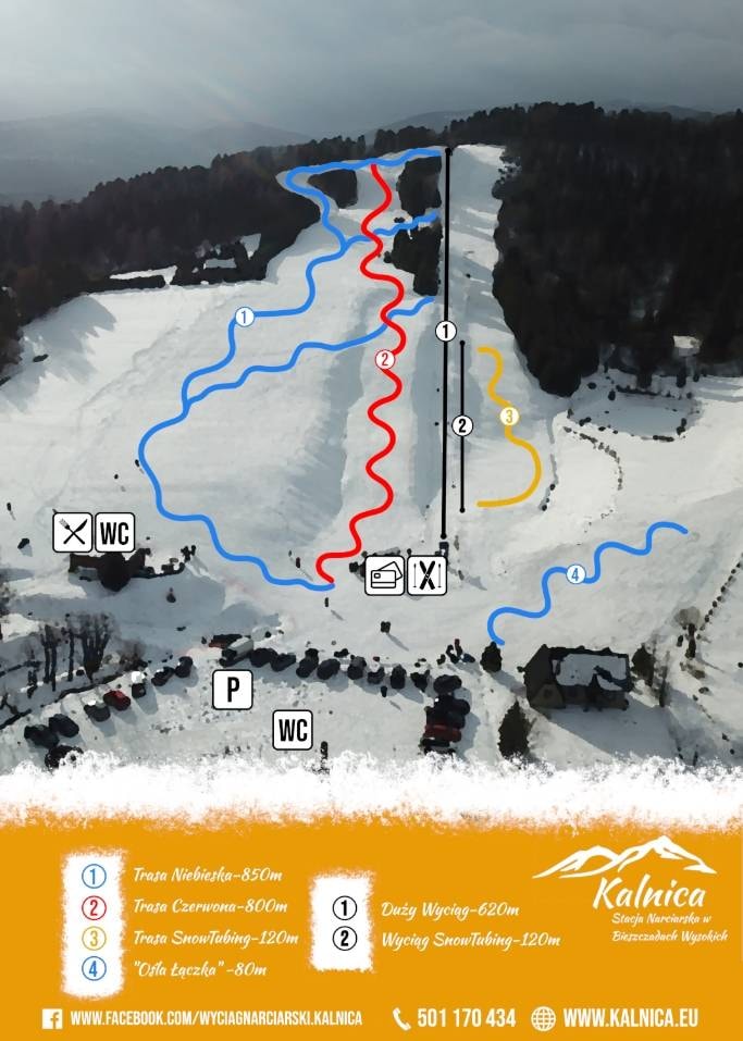 Kalnica (PL) trail map