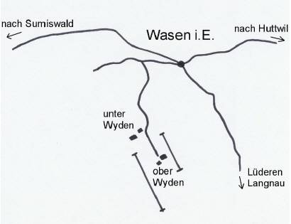 Wasen im Emmental trail map