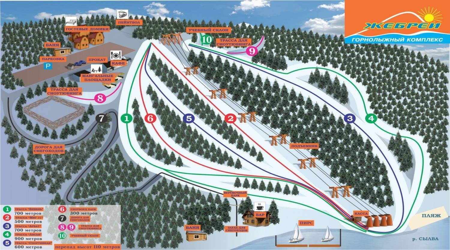 Gebrei trail map