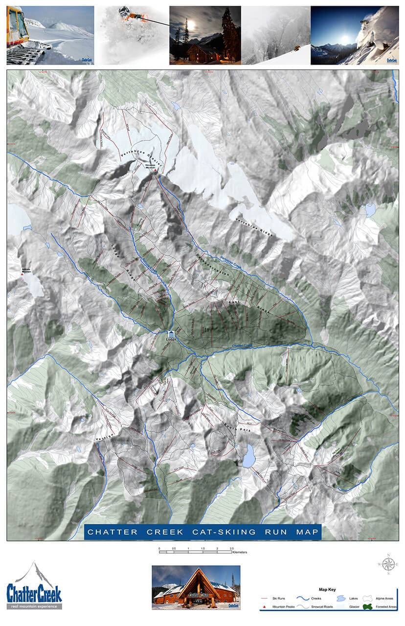 Chatter Creek trail map
