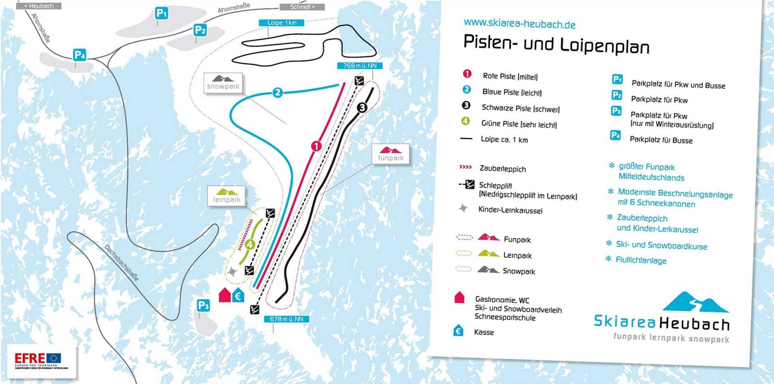 Heubach (Masserberg) trail map