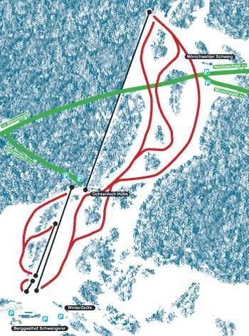 Hochwechsellifts – Mönichwald trail map