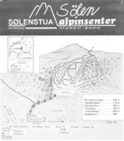 Sølen – Ulvåberget trail map