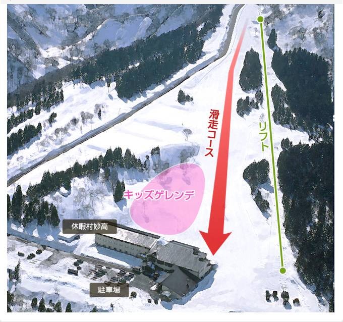 Kyukamura Myoko Resort trail map