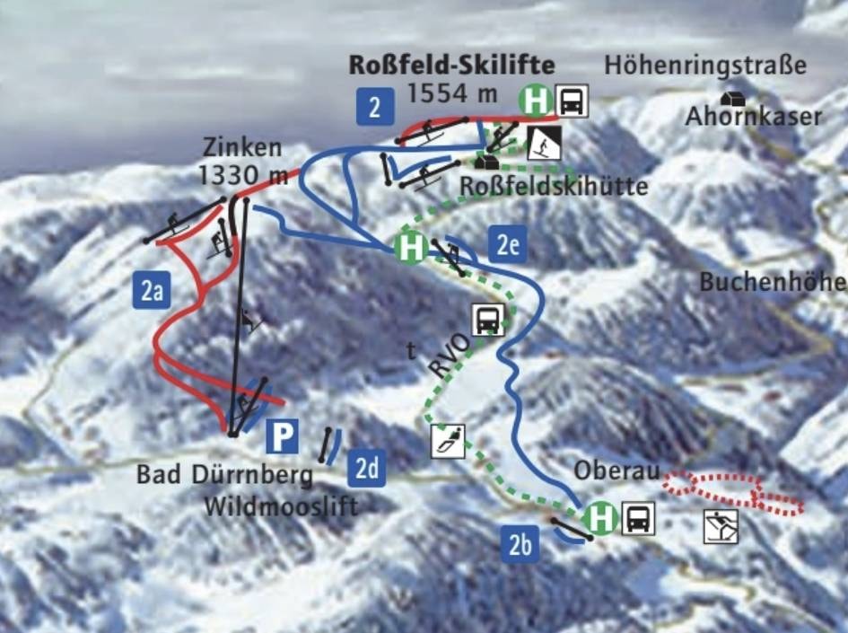 Oberau (Berchtesgaden) trail map