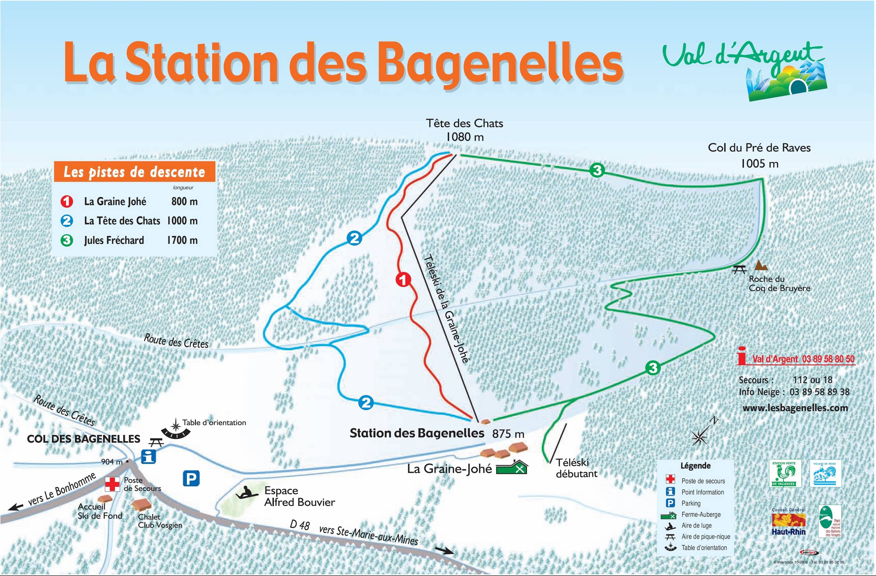 Les Bagenelles – Sainte-Marie-aux-Mines trail map