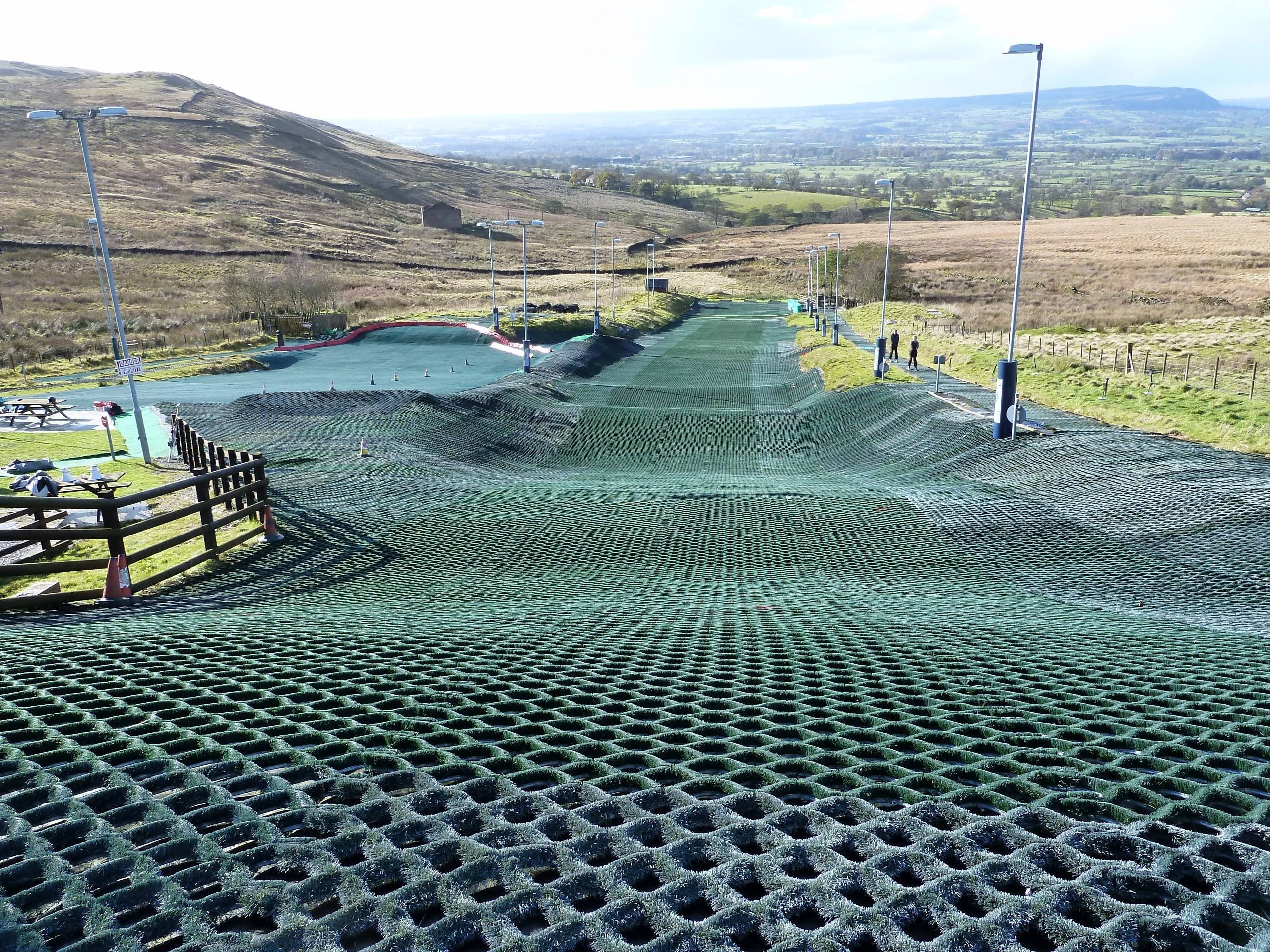 Dry slopes Pendle Ski Club trail map