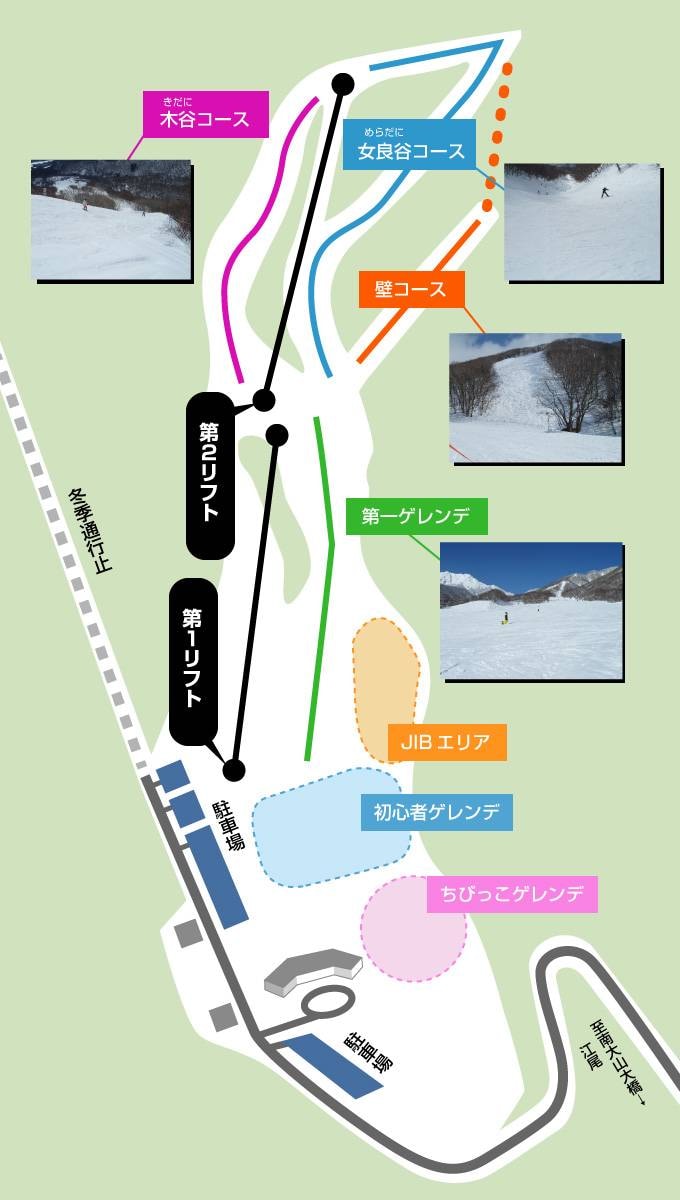 Okudaisen trail map