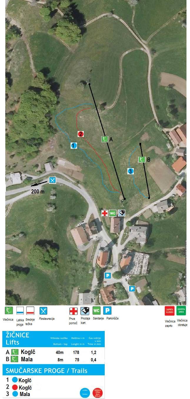 Šentjošt nad Horjulom trail map
