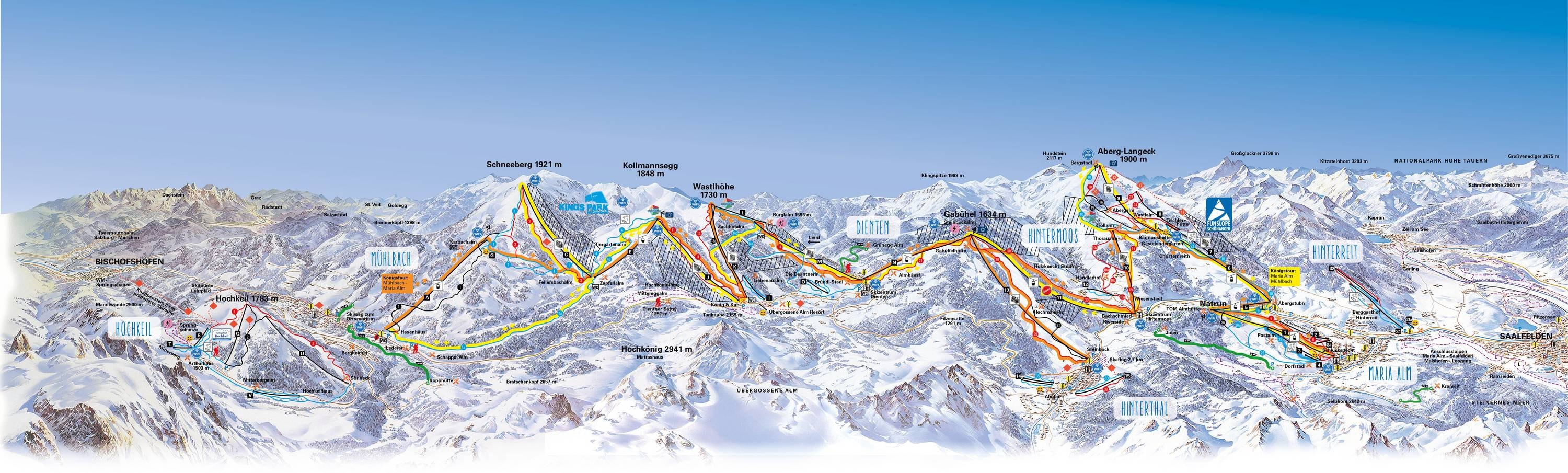 Hinterreit trail map