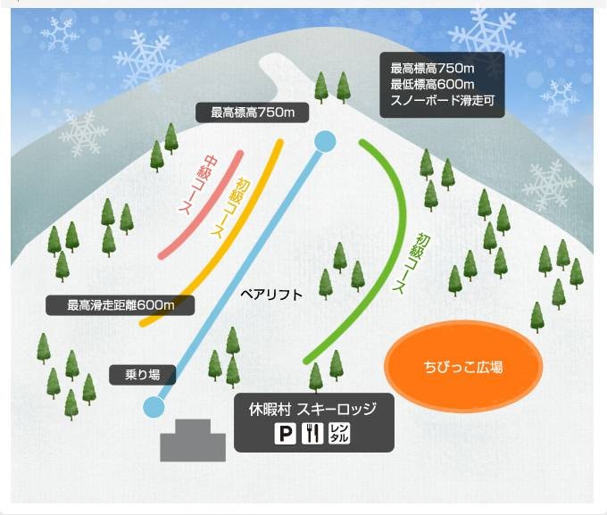 Kamihiruzen trail map