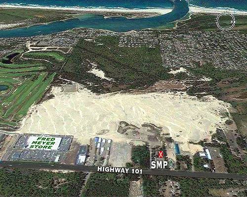 Sand ski area Sand Master Park – Florence trail map