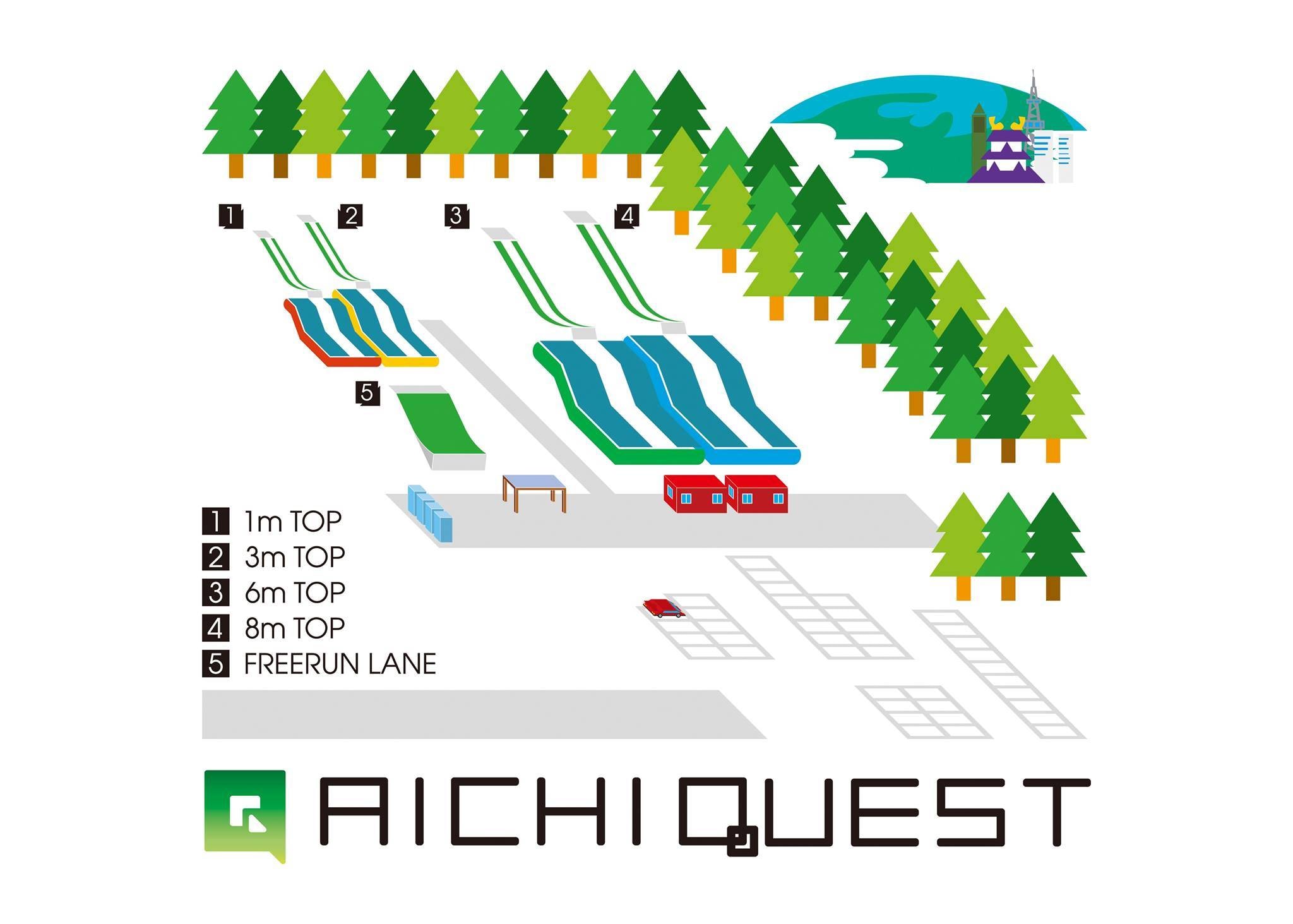 Dry slopes Aichi Quest – Kasugai trail map