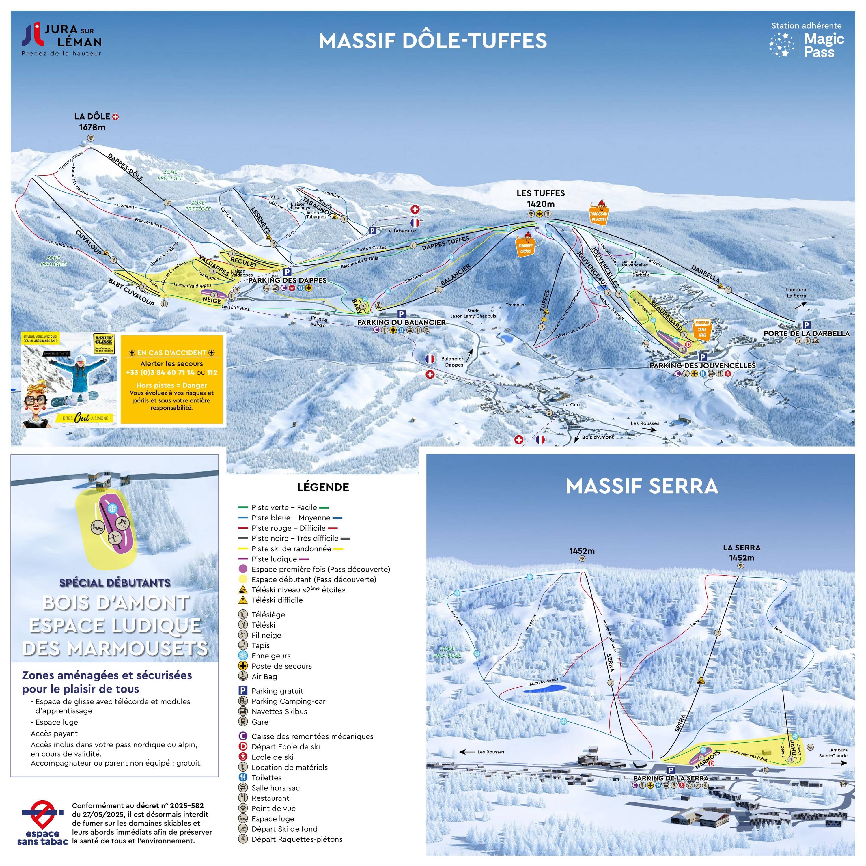 La Serra (Jura sur Léman) trail map