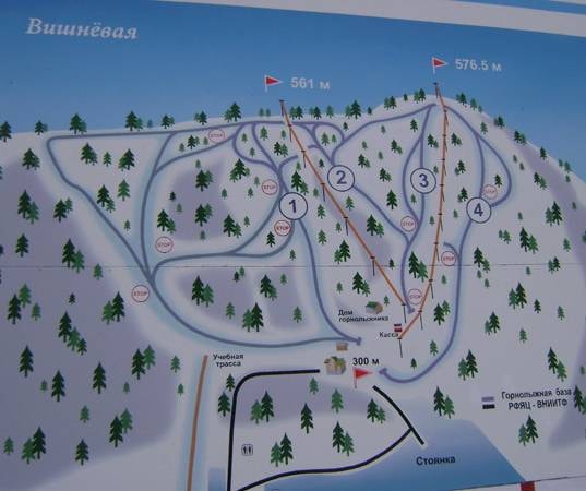 Cherry Hill – Saratov trail map