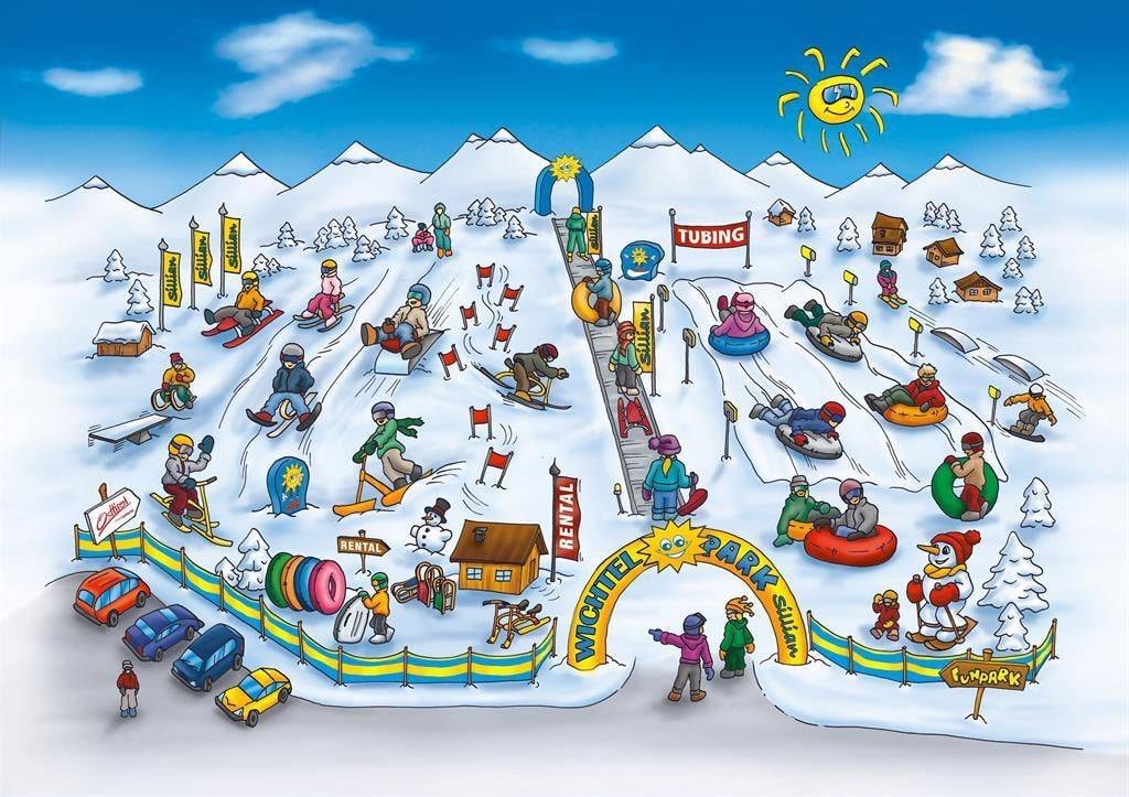 Winterwichtelland Sillian trail map