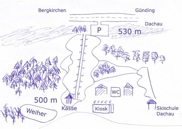 Monte Kienader – Bergkirchen trail map