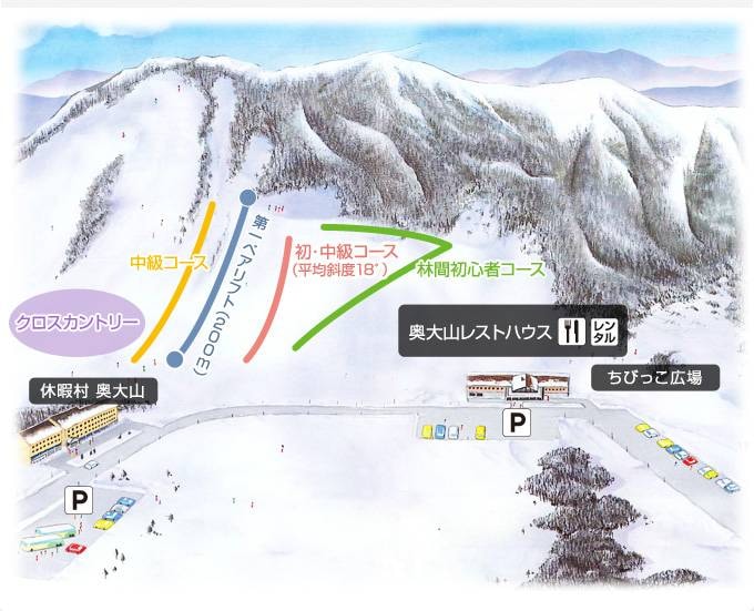 Kagamiganaru trail map