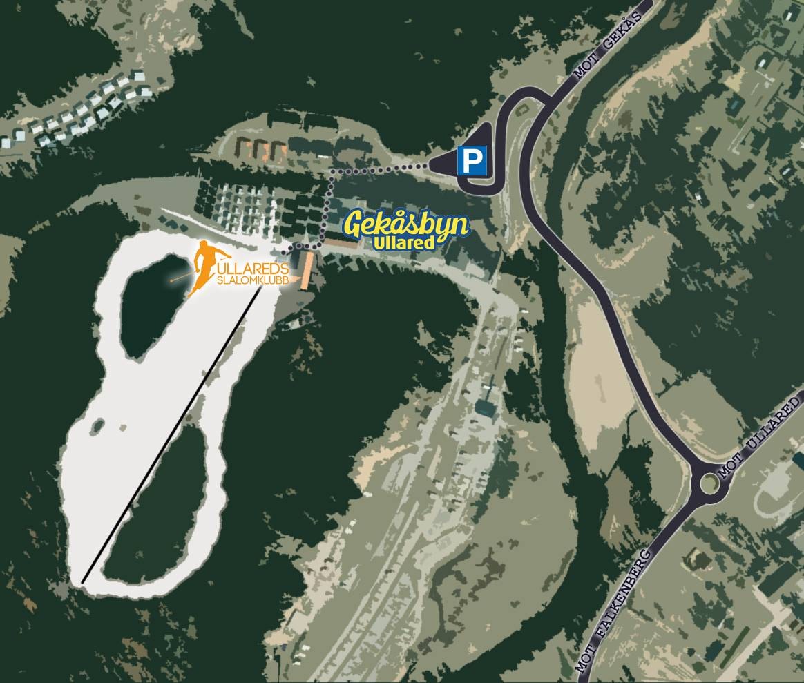 Trollhöjden – Ullared trail map