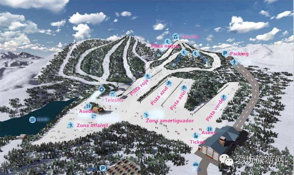 Zhaojin trail map