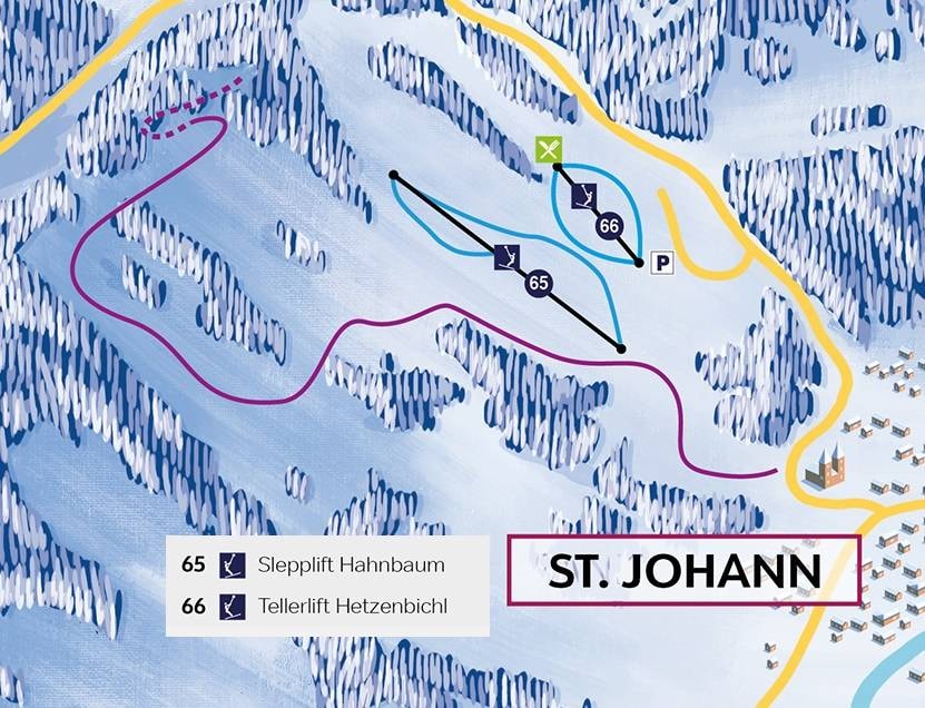 Hahnbaum – St. Johann im Pongau trail map