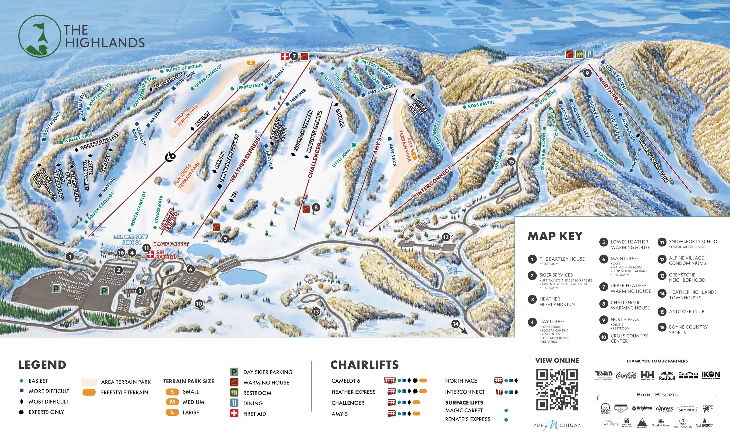 The Highlands at Harbor Springs trail map
