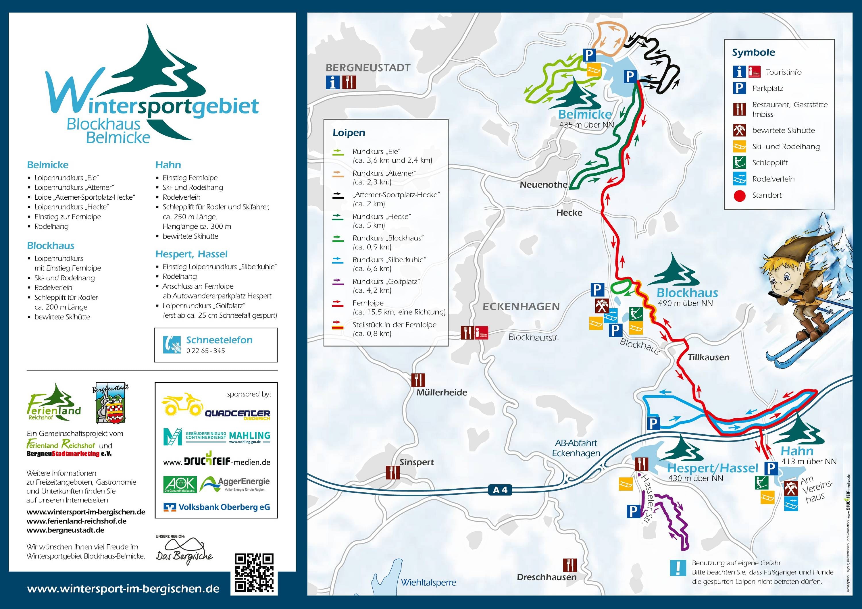 Hahn – Reichshof trail map