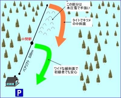 Tadami trail map
