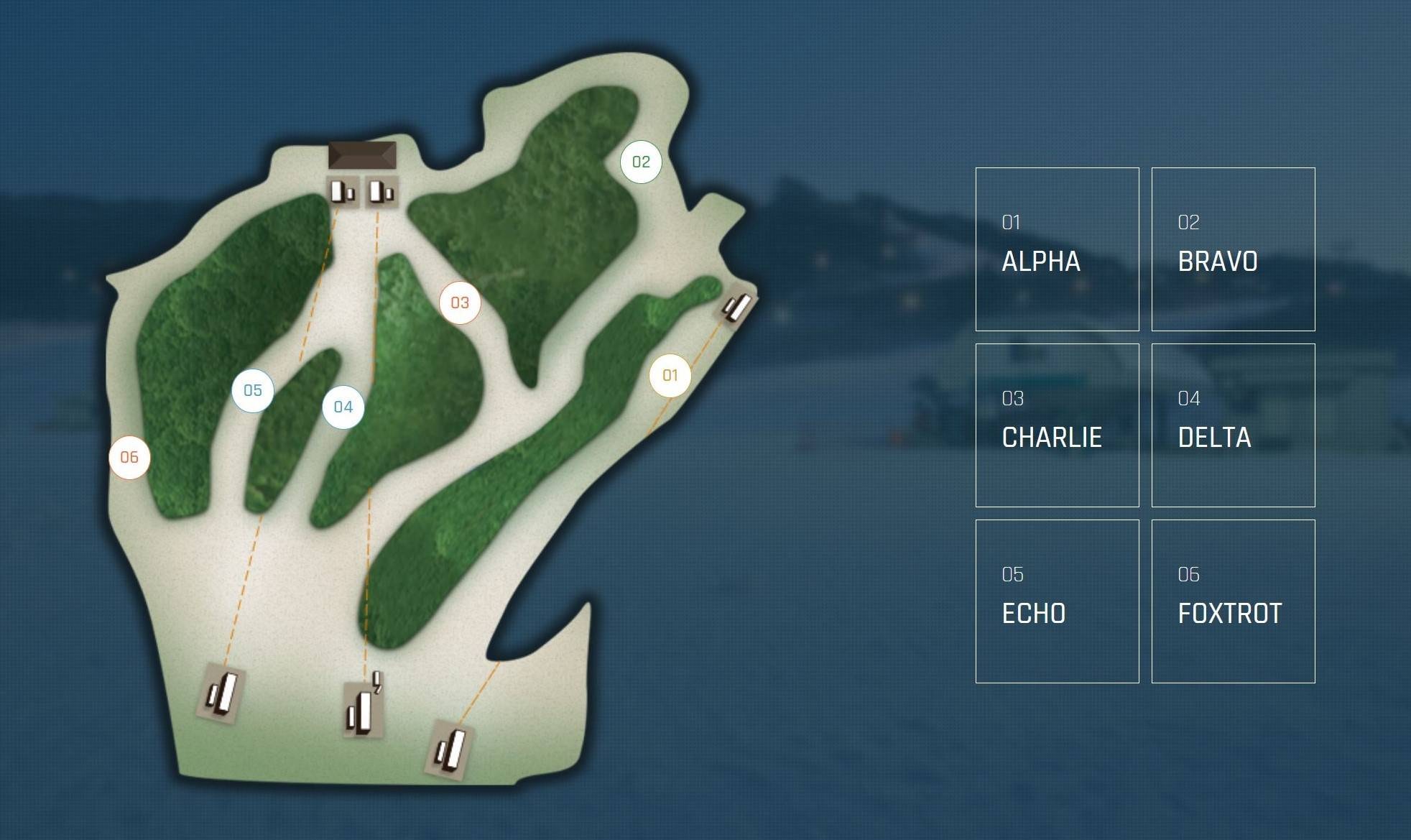 Alpensia (PyeongChang's Winter Olympic Park) trail map
