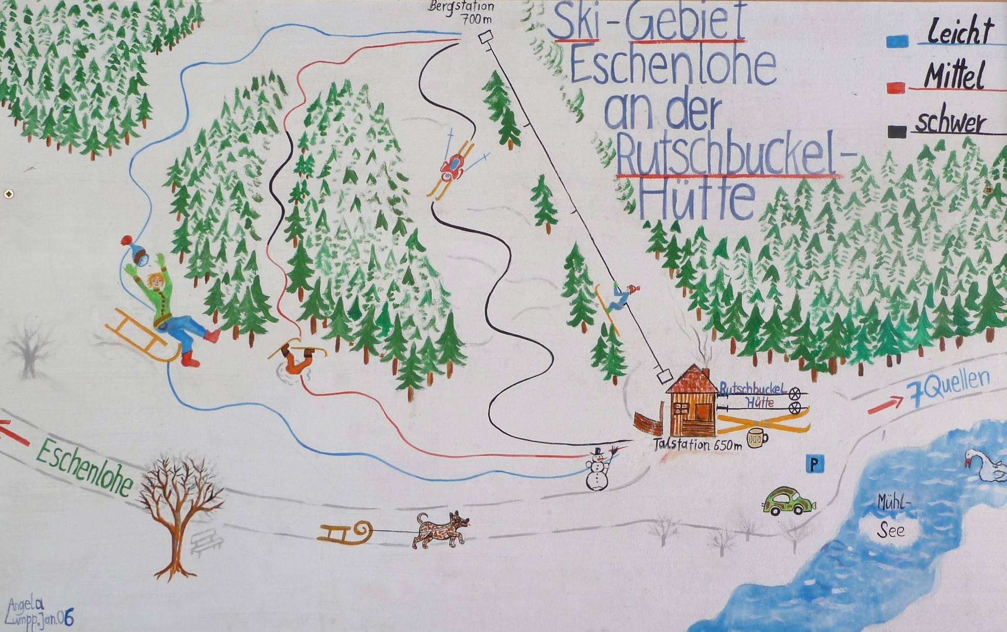 Auf der Rieder – Eschenlohe trail map
