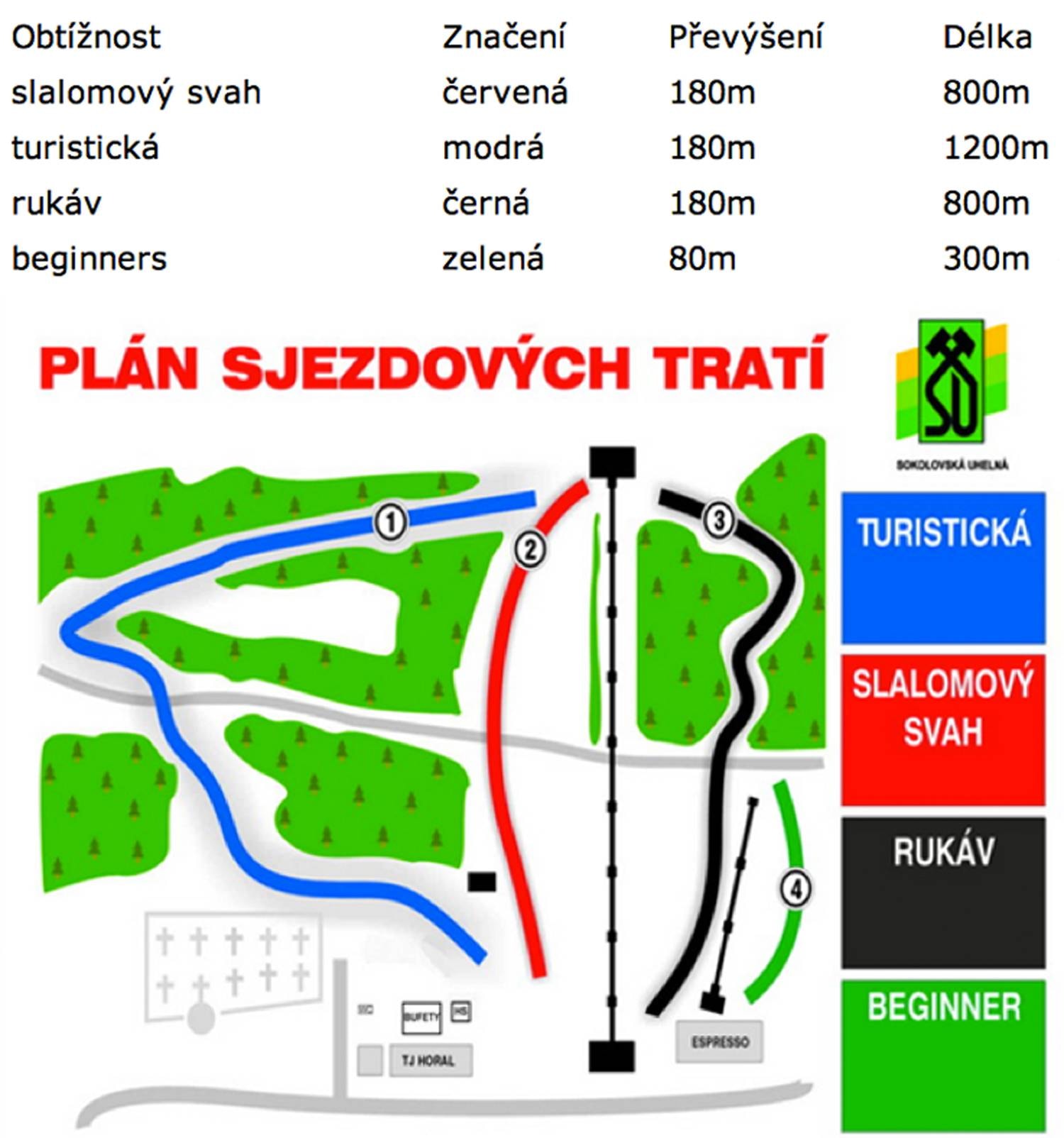 Lišák Stříbrná trail map