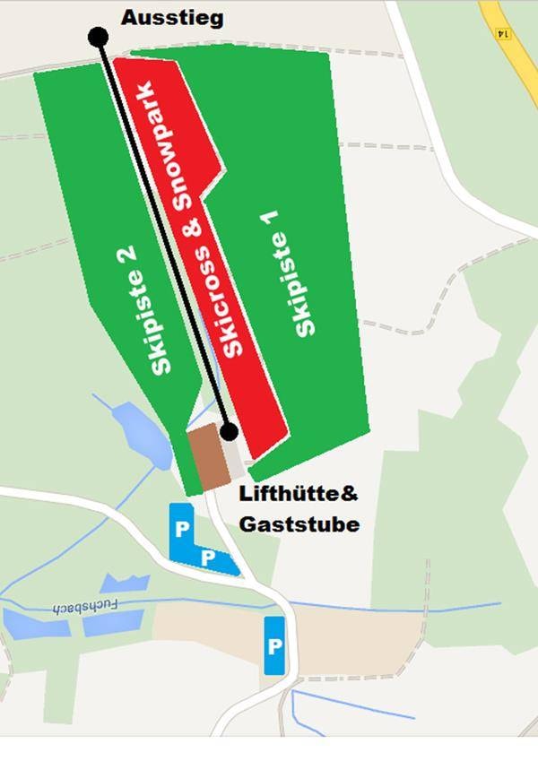 Großerlach trail map