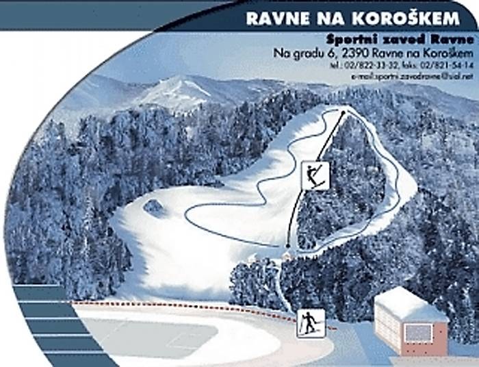 Poseka – Ravne na Koroškem trail map