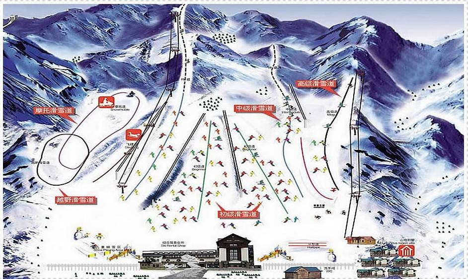 Badaling trail map