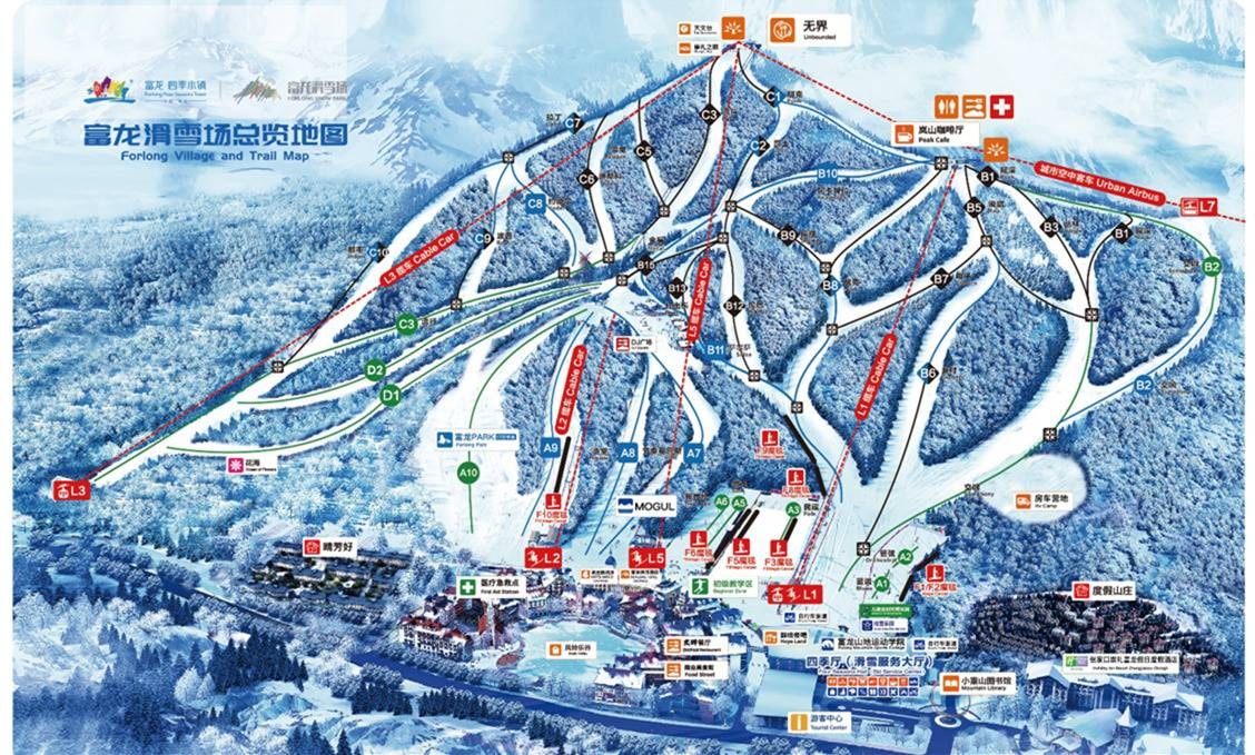 Fulong trail map