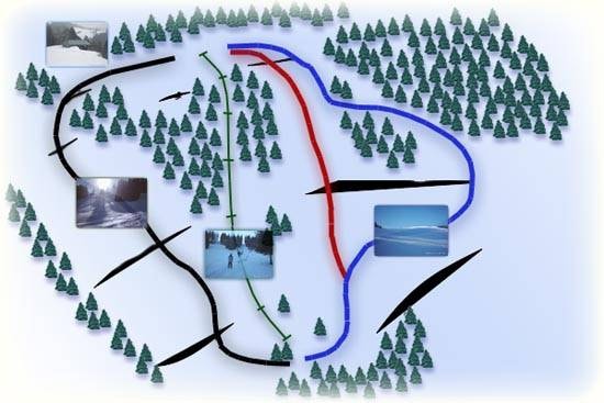 Buřín – Hodkovice nad Mohelkou trail map