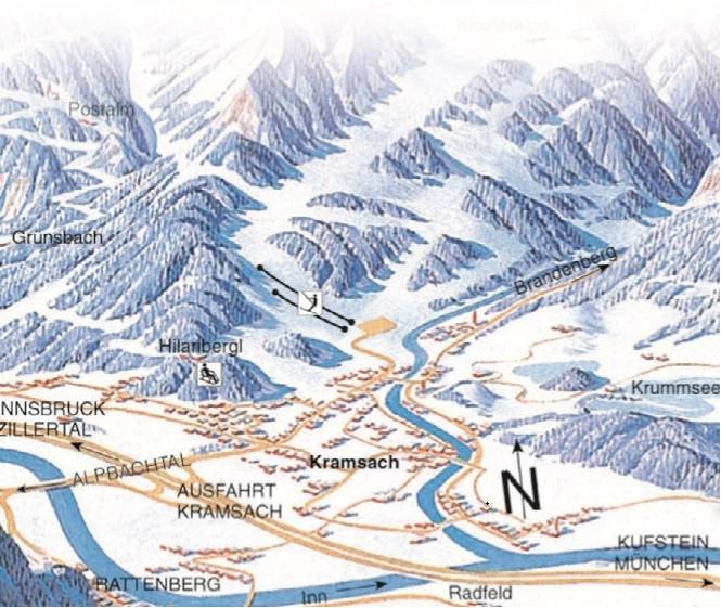 Kramsach trail map