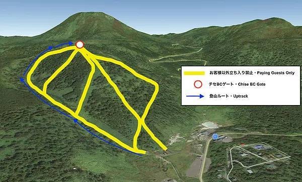 Chisenupuri – Rankoshi-cho trail map