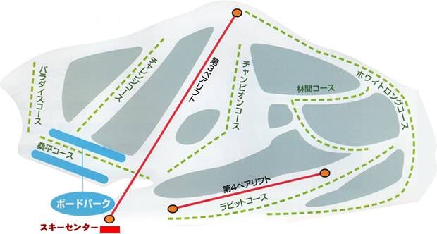 Hanamiyama trail map