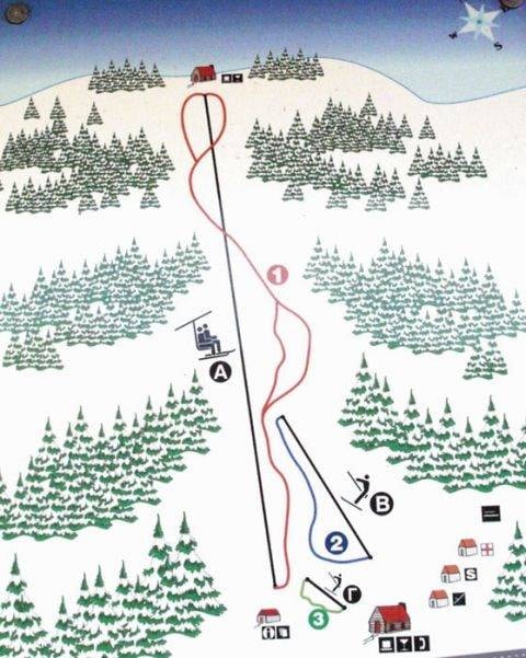 Koziakas – Pertouli trail map