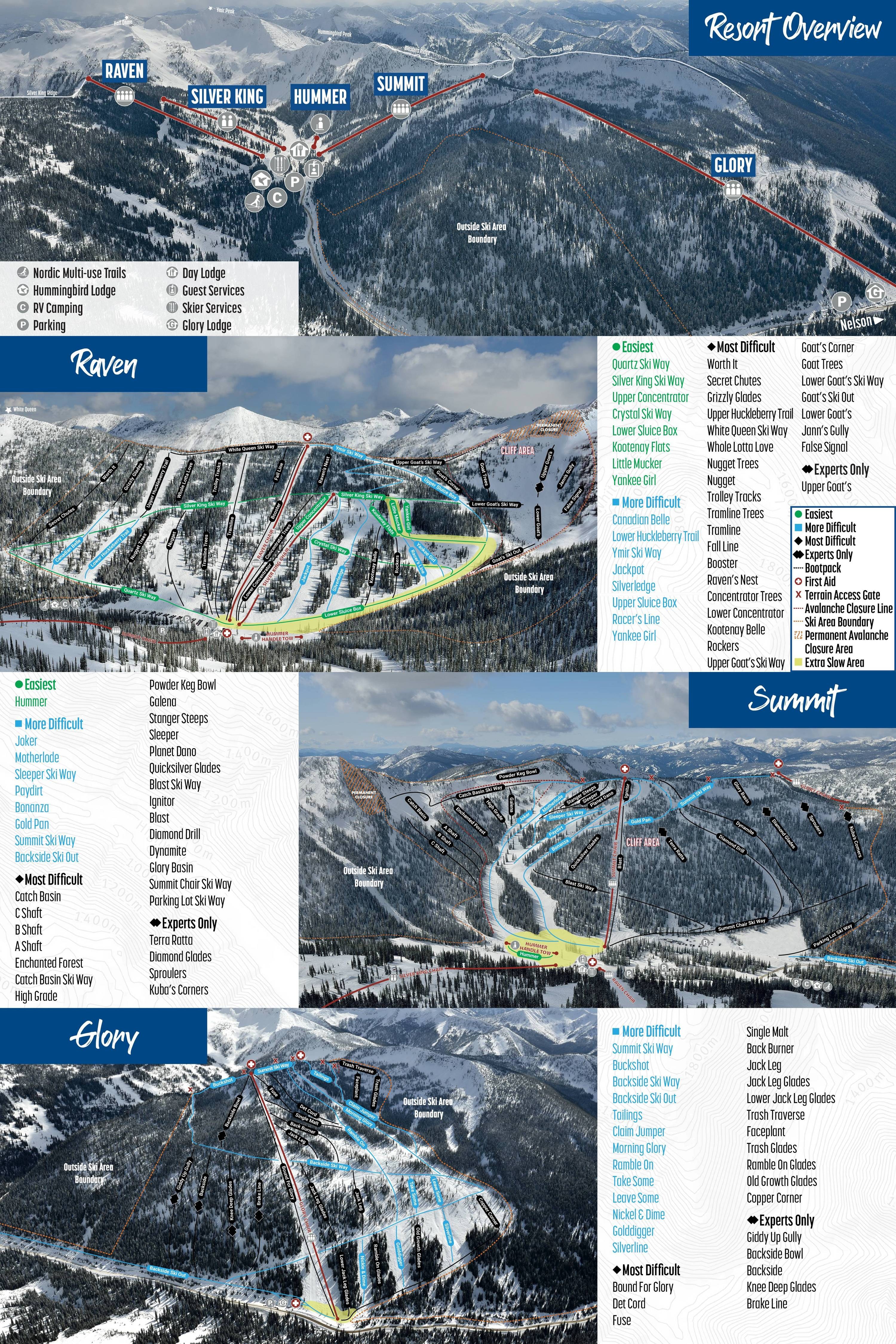 Whitewater – Nelson trail map
