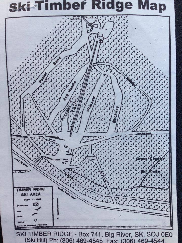 Timber Ridge – Big River trail map