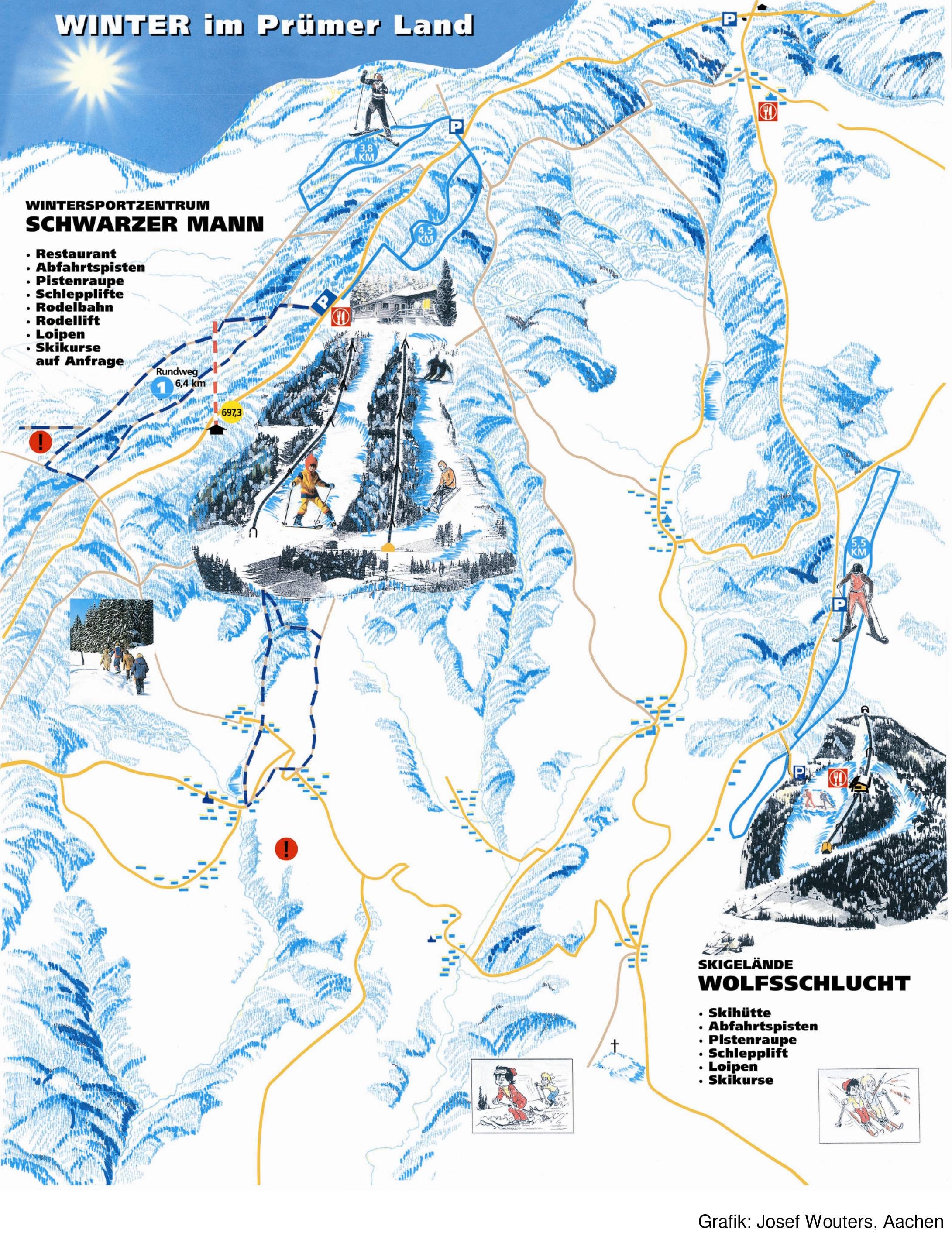 Wolfsschlucht – Prüm trail map