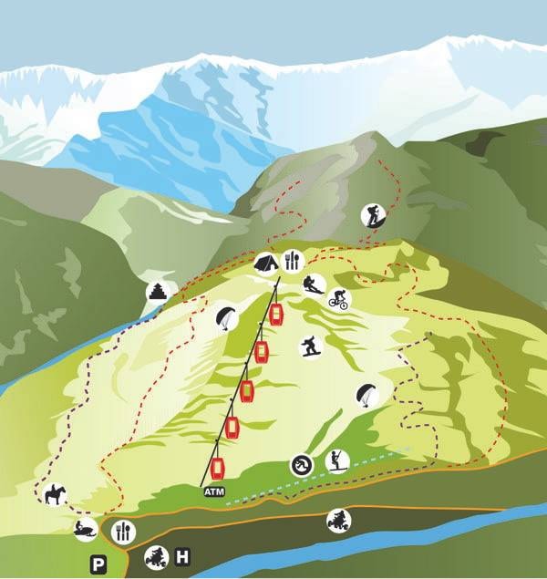 Solang Nullaha (Kullu Valley) trail map