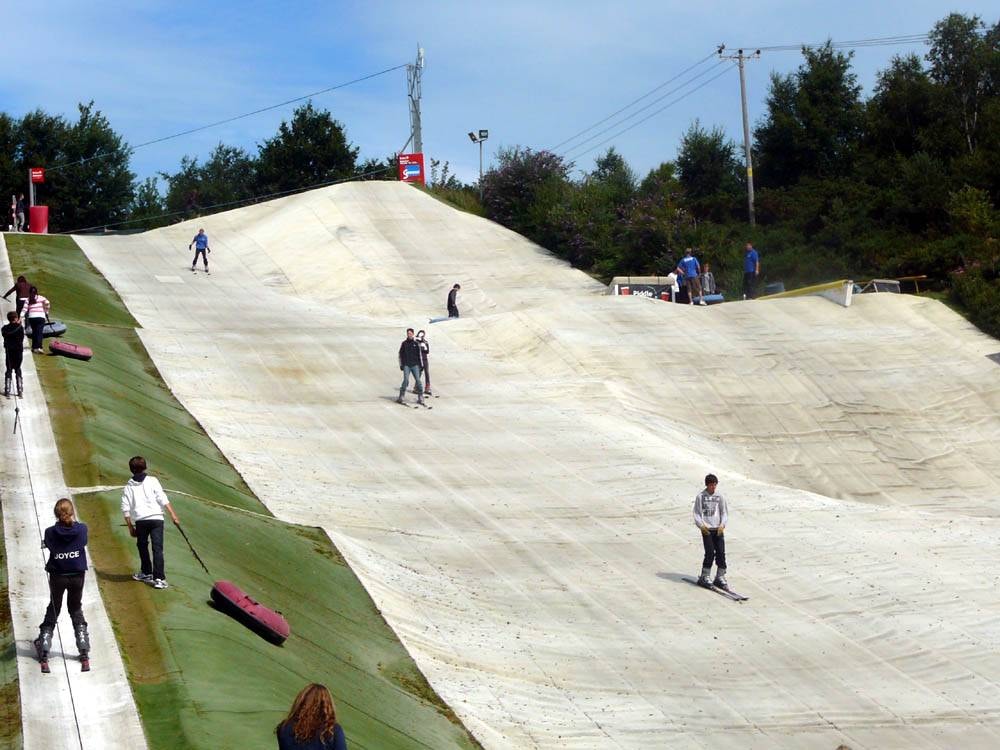 Dry slopes Warmwell Snowsports Centre trail map