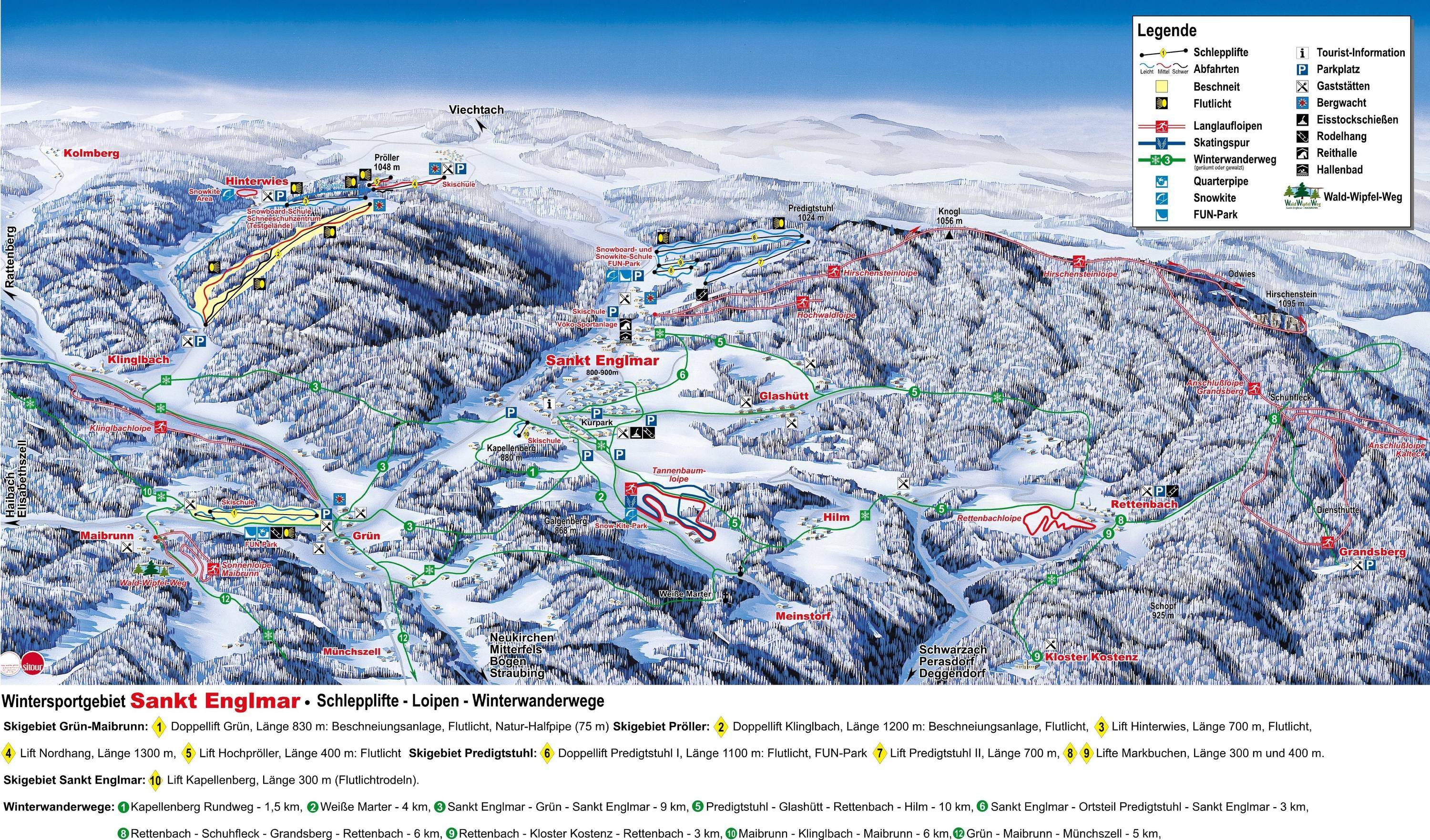 Markbuchen/Predigtstuhl (St. Englmar) trail map